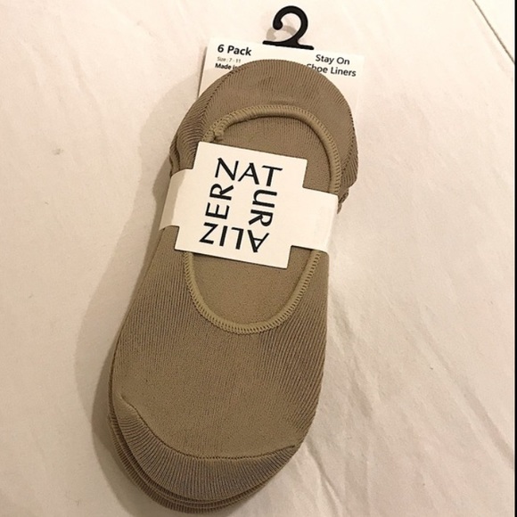 New Naturalizer Women's Microfiber Seamless Shoe Liner 6-Pack khaki size 7-11 ⭐️ - Picture 4 of 5